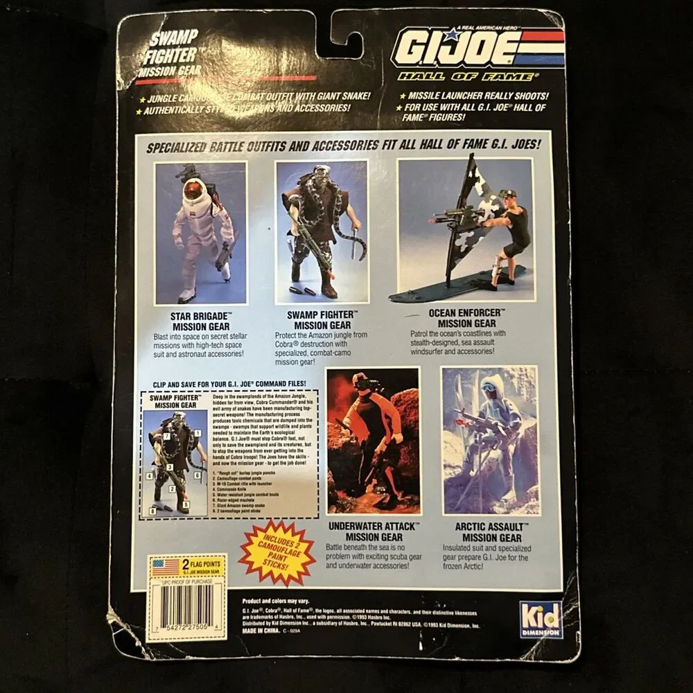 This is a sealed 1993 Hasbro G.I. Joe: Hall of Fame Mission Gear